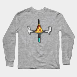 Drop bars and pizza! Long Sleeve T-Shirt